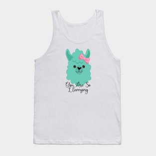 You Are So Amazing Cute Llama Tank Top